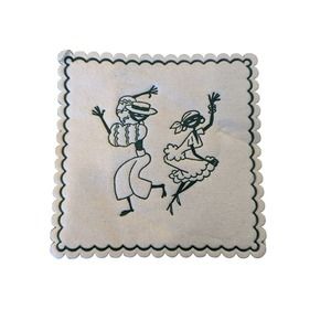 Vintage Royal Catch All Coasters Set of 10 Dancing Drink Coasters 3.5x3.5
